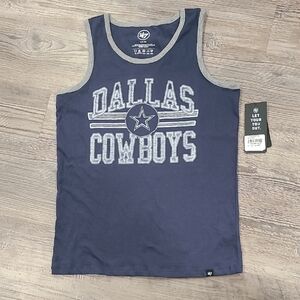 Dallas Cowboys Navy Tank Top by 47